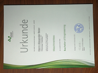 AKAD University diploma