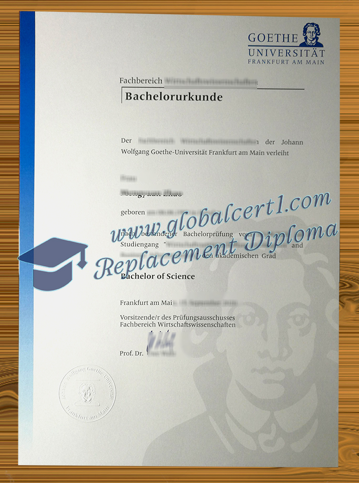 Goethe-Universität Frankfurt degree