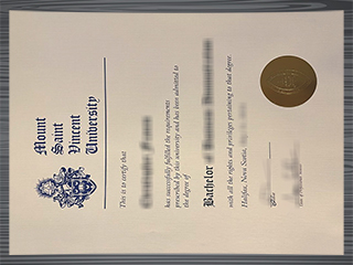 Mount Saint Vincent University diploma