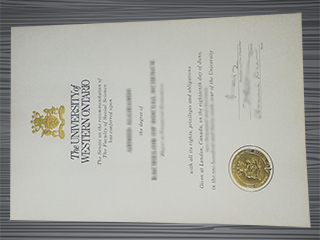 University of Western Ontario diploma