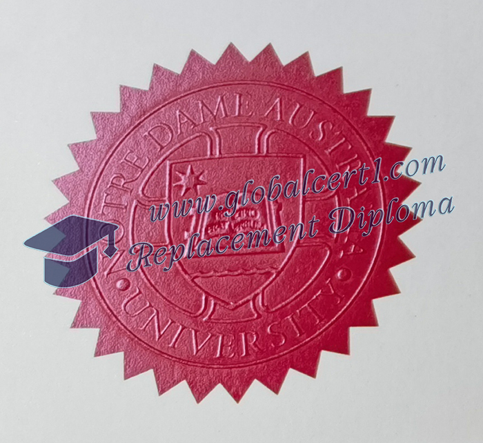University of Notre Dame Australia seal