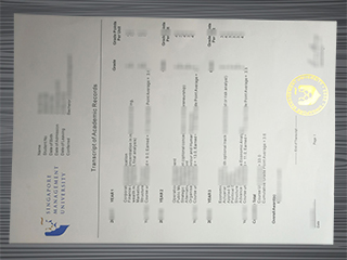 Singapore Management University transcript