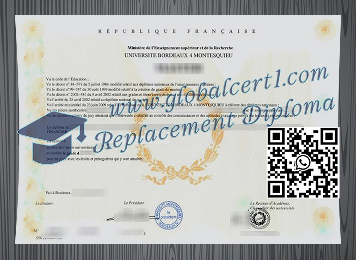 Université Montesquieu Bordeaux 4 degree