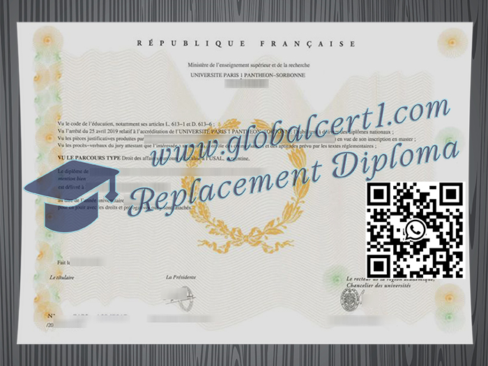 Université Paris I - Panthéon-Sorbonne degree