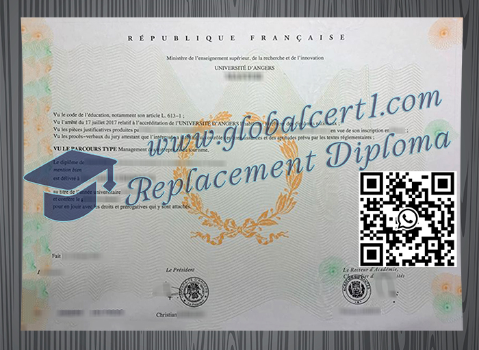 Université d'Angers degree