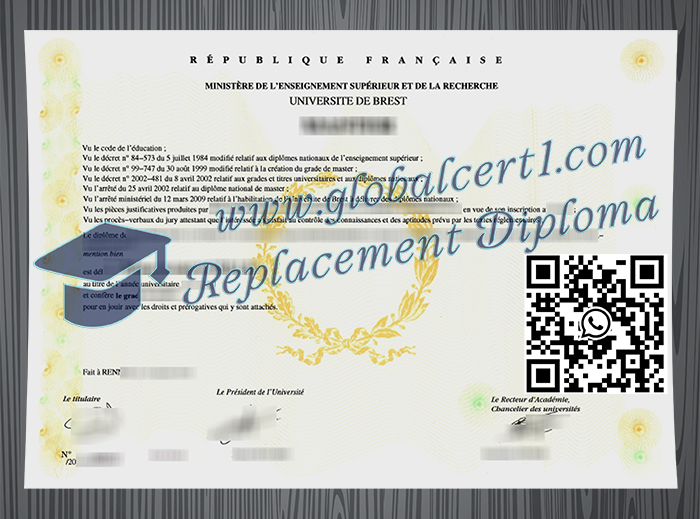 Université de Bretagne-Occidentale degree