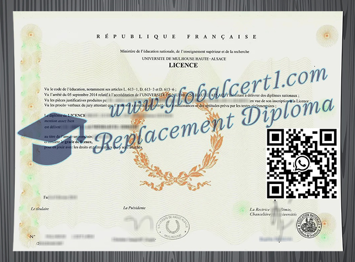 Université de Haute-Alsace degree