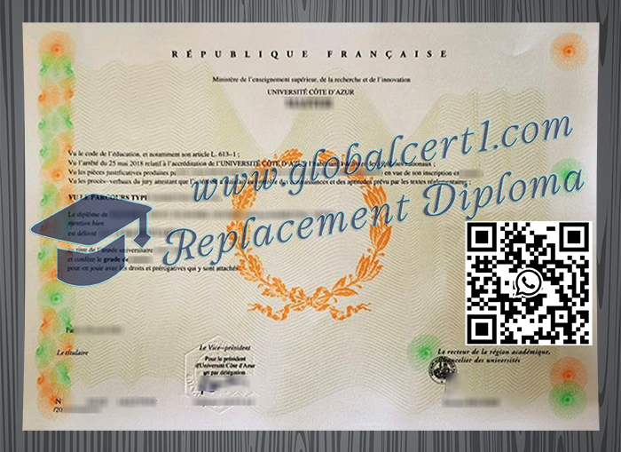 Université Côte d'Azur degree